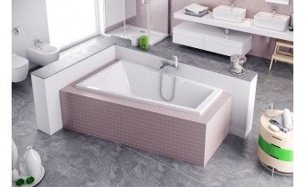 Ванна акрилова Excellent M-Sfera 160x95 см, Лівостороння (WAEX.MSL16WH-BN)