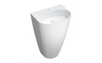 Окремостоячий умивальник Omnires Siena M+ 55x43 см, білий глянцевий (SIENAUWBP)