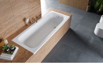 Ванна акрилова Radaway Mia 180x75 см + ніжки, прямокутна