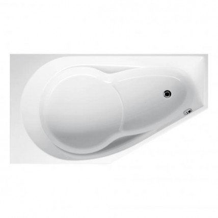 Акрилова ванна Riho Yukon Plug & Play 160x90 R, асиметрична + ніжки (BD74005)