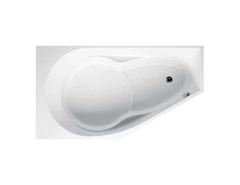 Акрилова ванна Riho Yukon Plug & Play 160x90 R, асиметрична + ніжки (BD74005)