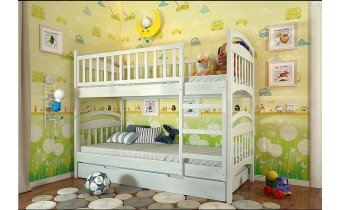 Двоярусне ліжко Арбор Древ Смайл 80х200 сосна (ARS80.2)