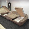 Кутовий диван розкладний ВІКОМеблі Спейс П / Space P, п-подібний, коричневий (Viko-SpaceP3)