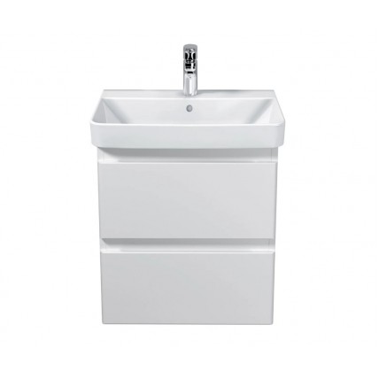 Підвісна тумба з умивальником біла Unik 50-A 50x45 см, умивальник Vivace 50