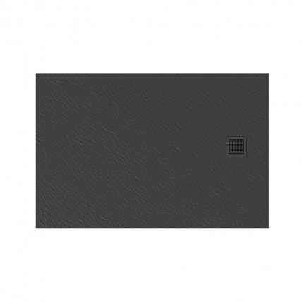 Душовий піддон NEW TRENDY MORI 100x80x3,5 см, сірий RAL 7040 (B-0396)
