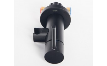 Гігієнічний душ Tres Max Study Exclusive COLORS, чорний матовий (134123NM)