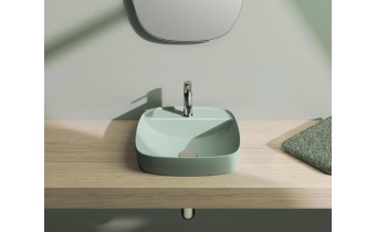 Умивальник на стільницю Catalano Colori Green Lux 42 зелений (142GRLXVS)