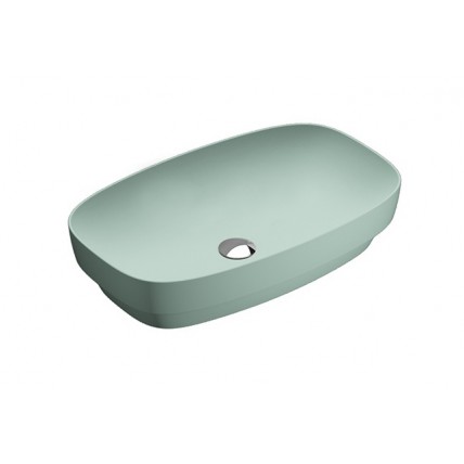 Умивальник на стільницю Catalano Colori Green Lux 65 зелений (165AGRLXVS)