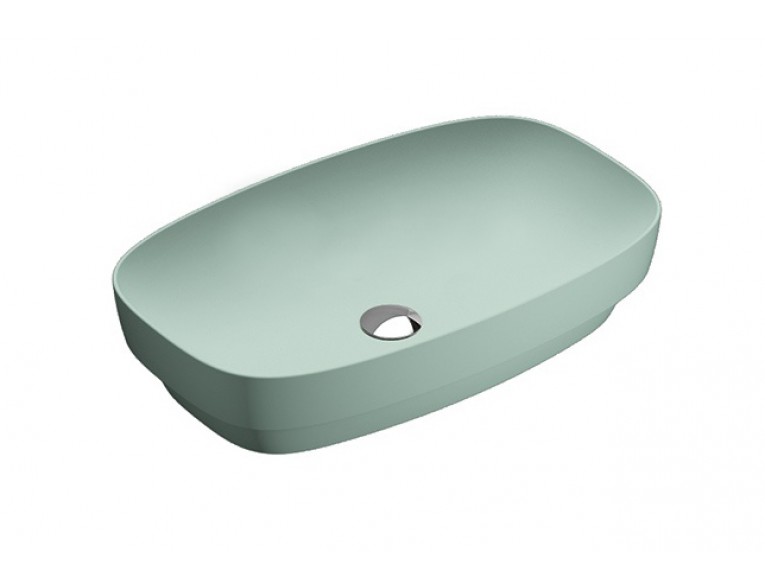 Умивальник на стільницю Catalano Colori Green Lux 65 зелений (165AGRLXVS)