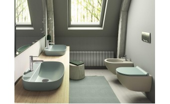 Умивальник на стільницю Catalano Colori Green Lux 65 зелений (165GRLXVS)