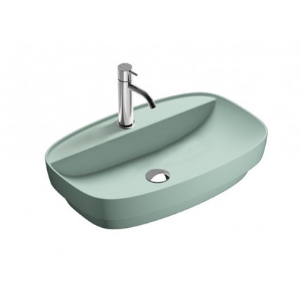 Умивальник на стільницю Catalano Colori Green Lux 65 зелений (165GRLXVS)