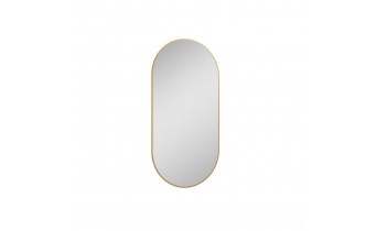 Овальне дзеркало з LED підсвіткою у ванну Elita Sharon Oval 52/92 Gold, 52x92x2,4 см (168463)
