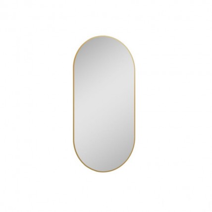 Овальне дзеркало з LED підсвіткою у ванну Elita Sharon Oval 52/92 Gold, 52x92x2,4 см (168463)