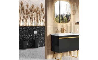 Дзеркало з LED підсвіткою у ванну Elita Sharon 60/70 Rose Gold, 60x70x2,9 см (168698)