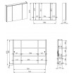 Підвісна тумба з дзеркалом у ванну (дзеркальна шафа) Elita Basic 80 3D, 80,6x61,8x12,9 см (904654) Підвісна тумба з дзеркалом у ванну (дзеркальна шафа) Elita Basic 80 3D, 80,6x61,8x12,9 см (904654)
