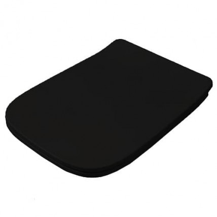 Сидіння soft-close з кришкою для унітазу ArtCeram A16, glossy black (ASA0010300)