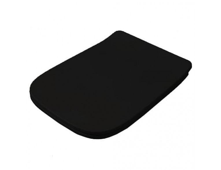 Сидіння soft-close з кришкою для унітазу ArtCeram A16, glossy black (ASA0010300)