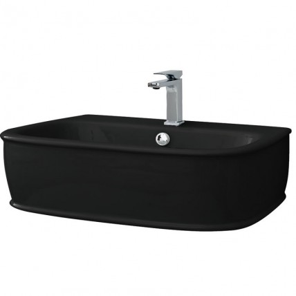 Підвісний умивальник ArtСeram Azuley, glossy black (AZL0030300)