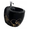 Підлогове біде ArtСeram Blend, gold lettering on black (BLB0020306)