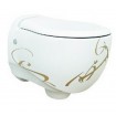 Підвісний унітаз ArtCeram Blend, gold lettering (BLV0010106)