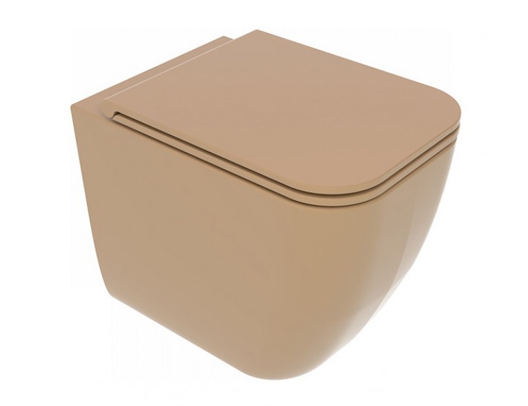 Унітаз підлоговий GSG BRIO 52,5 см Smart Clean matt Chestnut (BRWC01017)
