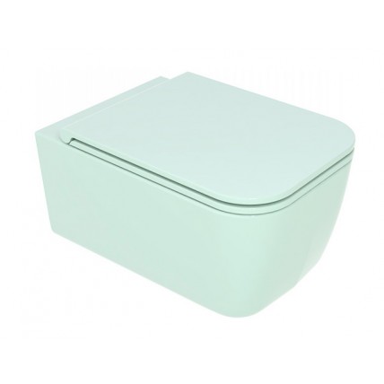 Підвісний унітаз GSG BRIO 52,5 см Smart Clean glossy Water (BRWCSO024)