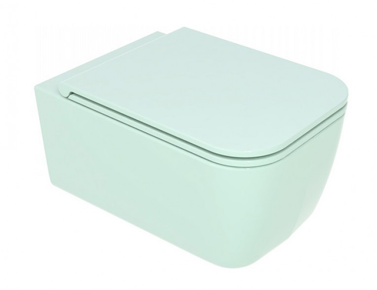 Підвісний унітаз GSG BRIO 52,5 см Smart Clean glossy Water (BRWCSO024)