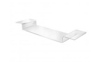 Акрилова полиця - сидіння, стілець для ванни Besco Clear 70x25 см (PW-CL-70)