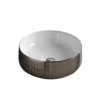 Умивальник на стільницю ArtCeram Cognac 42, platinum mosaic (COL0010158)