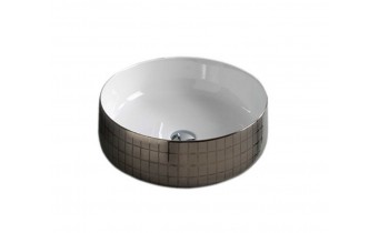 Умивальник на стільницю ArtCeram Cognac 42, platinum mosaic (COL0010158)
