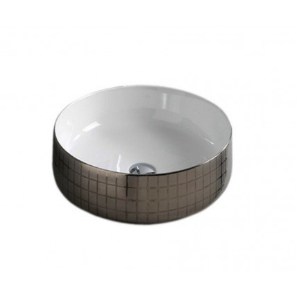Умивальник на стільницю ArtCeram Cognac 42, platinum mosaic (COL0010158)