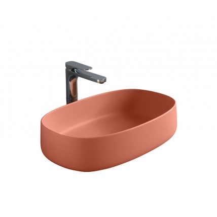 Умивальник на стільницю ArtCeram Cognac 55, red coral (COL0031400)