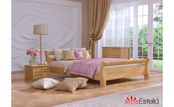 Односпальне ліжко Естелла Діана 120х200 буковий щит (OL-09)