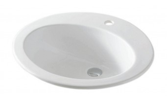 Врізний умивальник ArtCeram Eolo, white (ELL0010100) Врізний умивальник ArtCeram Eolo, white (ELL0010100)