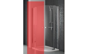 Права частина душової кабіни Radaway Eos II PDD 80, прозоре (3799470-01R)