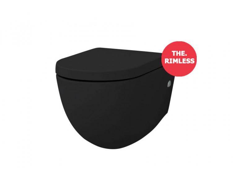 Підвісний унітаз ArtCeram File 2.0 THE.RIMLESS, glossy black (FLV0040300)