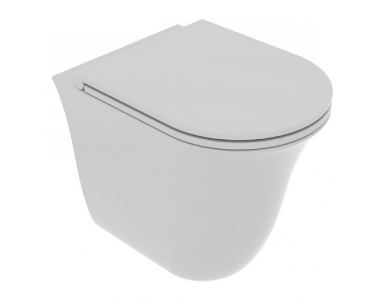 Унітаз підлоговий GSG Flut 52,5 см Smart Clean matt Cloud (FLWC01019)