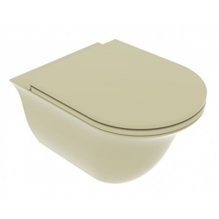 Підвісний унітаз GSG Flut 52,5 см Smart Clean matt Miele (FLWCSO016)