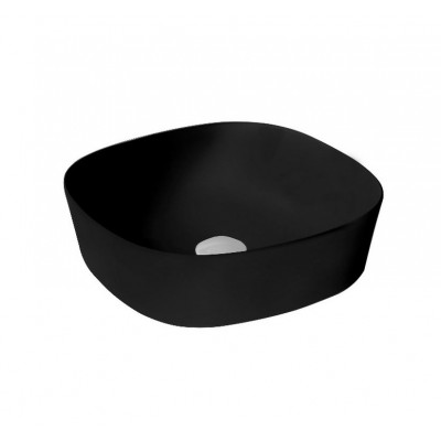 Умивальник на стільницю ArtCeram Ghost 42, glossy black (GHL0010300) Умивальник на стільницю ArtCeram Ghost 42, glossy black (GHL0010300)