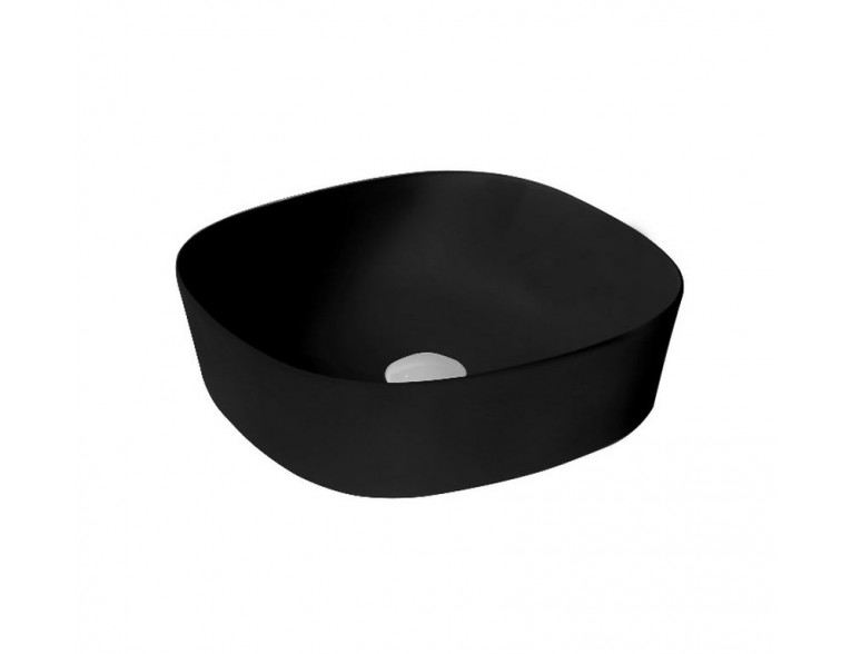 Умивальник на стільницю ArtCeram Ghost 42, glossy black (GHL0010300)