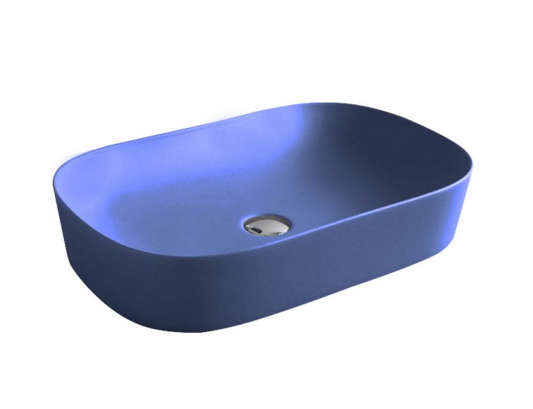 Умивальник на стільницю ArtCeram Ghost 65, blue sapphire (GHL0021500)