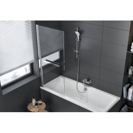 Душова шторка для ванни поворотна Excellent Seria 900, 73x145, односекційна, хромована (KAAC.1619.730.LP) Душова шторка для ванни поворотна Excellent Seria 900, 73x145, односекційна, хромована (KAAC.1619.730.LP)