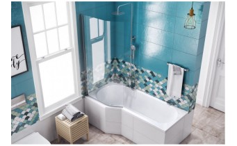 Шторка для ванни EXCELLENT Be Spot 750x1400, ліва (KAEX.2309.750.LE)