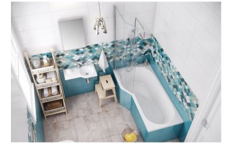 Шторка для ванни EXCELLENT Be Spot 750x1400, ліва (KAEX.2309.750.LE)