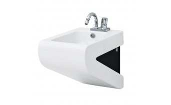 Підвісне біде ArtCeram La Fontana, black white (LFB0010150)