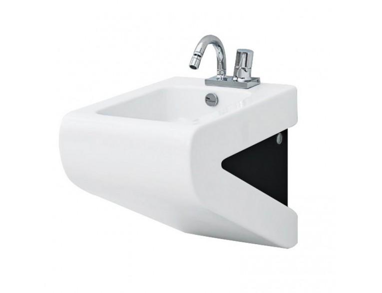 Підвісне біде ArtCeram La Fontana, black white (LFB0010150)
