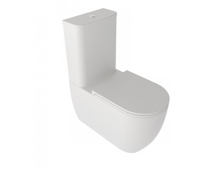 Унітаз моноблок GSG LIKE 69 см Smart Clean white matt (LKMBL001)