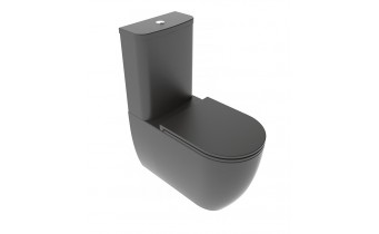 Унітаз моноблок GSG LIKE 69 см Smart Clean matt Ash (LKMBL021)