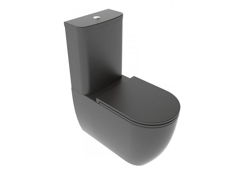 Унітаз моноблок GSG LIKE 69 см Smart Clean matt Ash (LKMBL021)