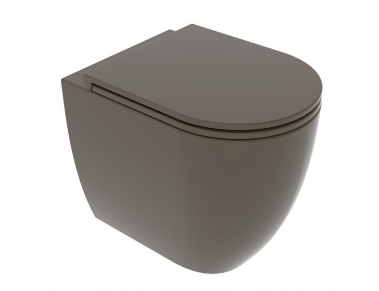 Унітаз підлоговий GSG LIKE 52,5 см Smart Clean matt Coffe (LKWC01018)